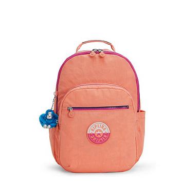 Kipling Seoul Large 15" Backpack Laptop Veske Oransje | NO 1560BE